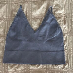 Women's Blue Crop Top